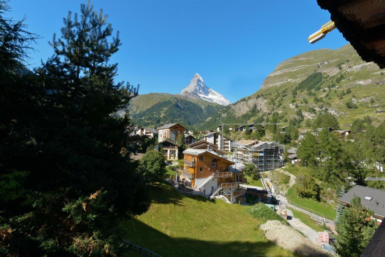 Апартаменти Chalet Kisseye With Heated Pool And Matterhorn Views Церматт Екстер'єр фото