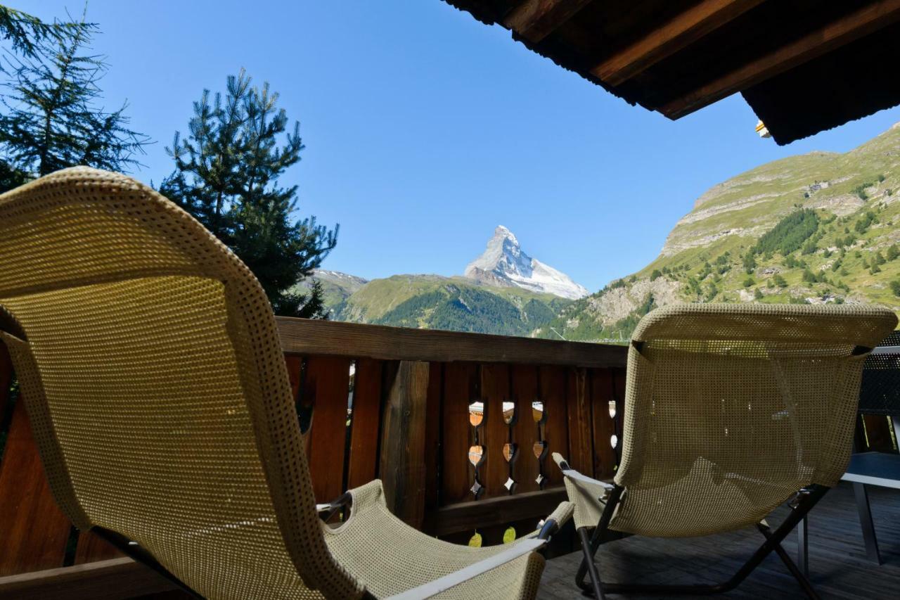 Апартаменти Chalet Kisseye With Heated Pool And Matterhorn Views Церматт Екстер'єр фото